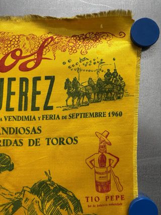 Cartel Toros en seda, Jerez de la Frontera, 1960