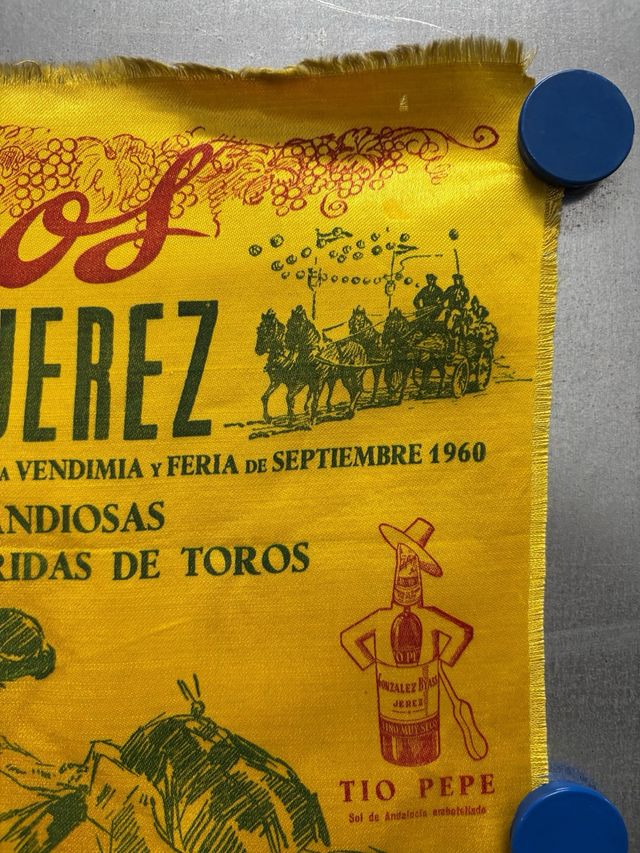 Cartel Toros en seda, Jerez de la Frontera, 1960
