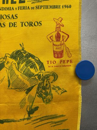 Cartel Toros en seda, Jerez de la Frontera, 1960