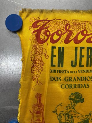 Cartel Toros en seda, Jerez de la Frontera, 1960