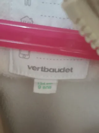 Abrigo rosa Minnie Mouse y abrigo Vertbaudet