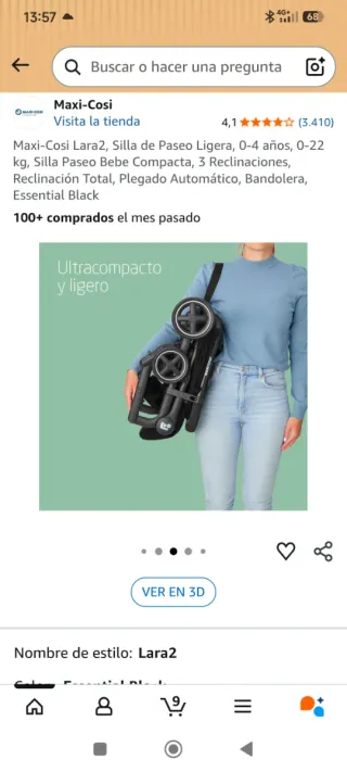 Silla de paseo Lara 2