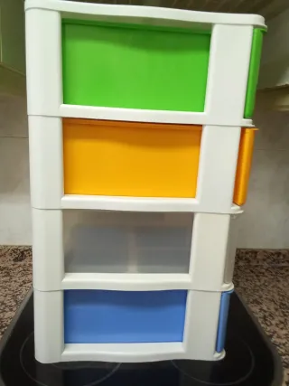 Cajonera de plástico 4 cajones