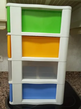 Cajonera de plástico 4 cajones