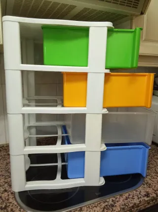 Cajonera de plástico 4 cajones