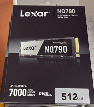 Lexar NQ790 SSD NVMe 512GB PCIe Gen4x4