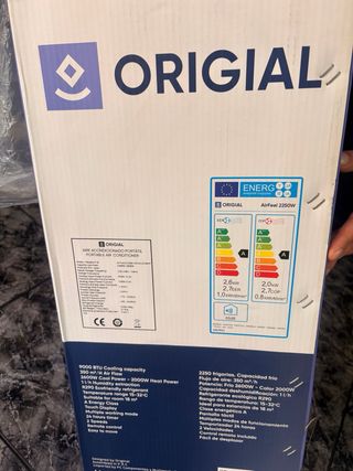Aire Acondicionado Portátil Origial 2250W 9000 BTU