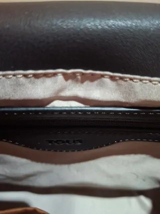 Bolso Bandolera Tous Beige y Marrón