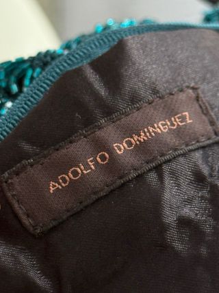 Bolso Adolfo Dominguez Verde y Negro