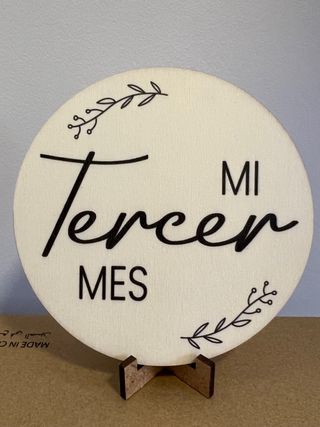 Mi Primer Mes Tarjeta Recién Nacido hasta el año