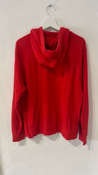 Chaqueta Nike Roja con Cremallera