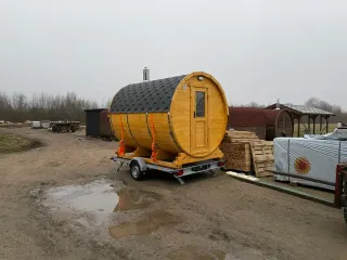 Sauna Portátil de Madera con estufa de leña