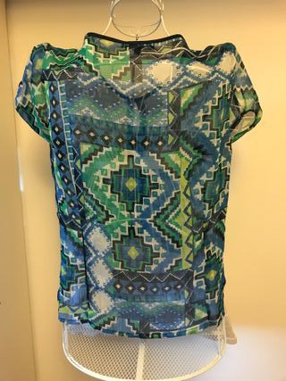 Blusa Festa manga corta talla 44