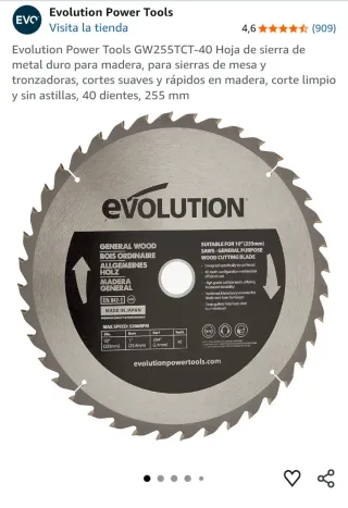 Sierra Circular Evolution Rage 5S