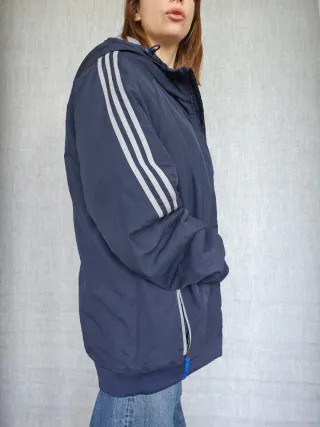 Giacca Adidas blu  navy anni '90
