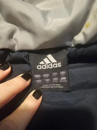 Giacca Adidas blu  navy anni '90