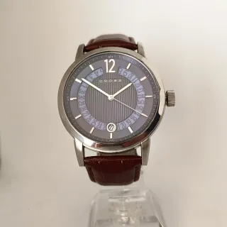 Reloj Cross Esfera Azul Correa Marrón