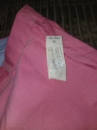 Pantalón de vestir rosa hombre