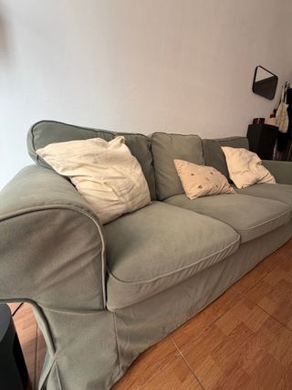 Sofá 3 plazas Ikea EKTORP verde