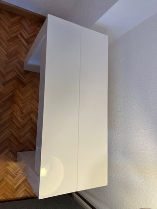Mesa consola blanca extensible en buen estado