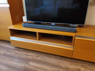 Mesa TV Salón Madera Cerezo