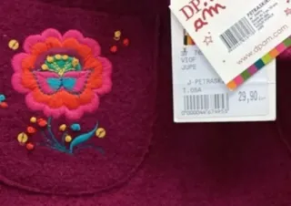 Falda DPAM 3 años bordada