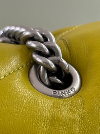 Borsa Pinko verde oliva imbottita
