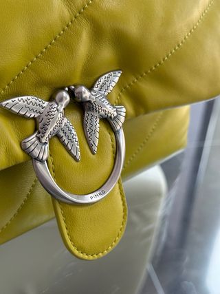 Borsa Pinko verde oliva imbottita