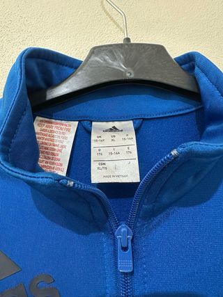 Chaqueta Deportiva Adidas Azul Talla L