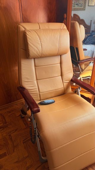 Sillón masaje calefactable plegable