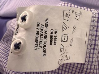 Camisa Tommy Hilfiger Morada Cuadros talla L