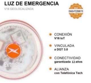 Baliza Emergencia V16 Conectada DGT Homologada