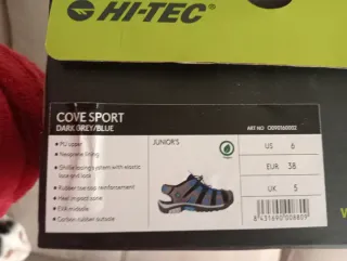 Sandalias Hi-Tec Aventura Azul/Gris