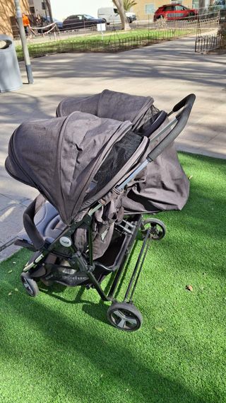 Carrito Gemelar Bebédue Doble