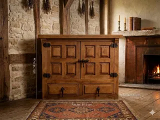 Mueble de madera restaurado