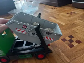 Playmobil Camión Contenedor Verde