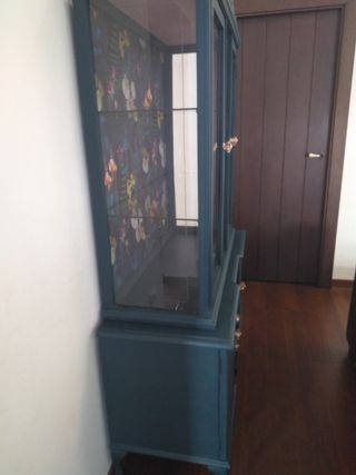 Vitrina París cristal y madera