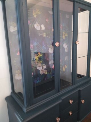 Vitrina París cristal y madera