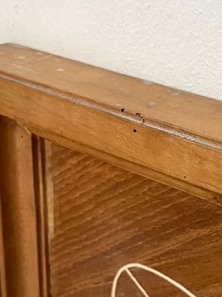 Cabecero de madera Muebles Manacor vintage