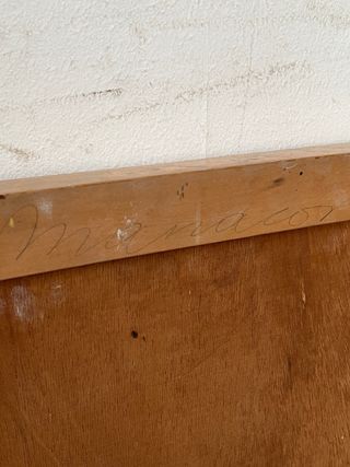 Cabecero de madera Muebles Manacor vintage