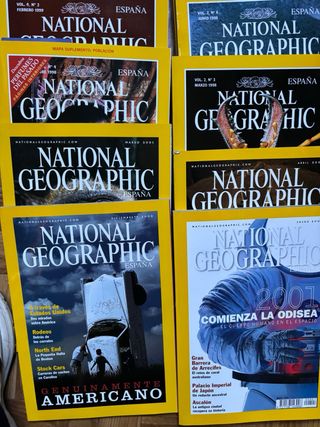 Revistas National Geographic años 98/98/2000