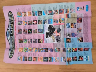 Juego + Póster Sonic the Hedgehog Sega Mega Drive