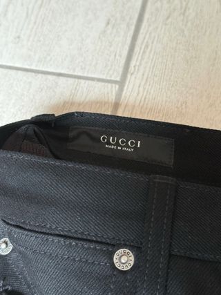 Jeans Gucci Horsebit Neri