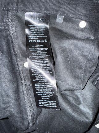 Jeans Gucci Horsebit Neri