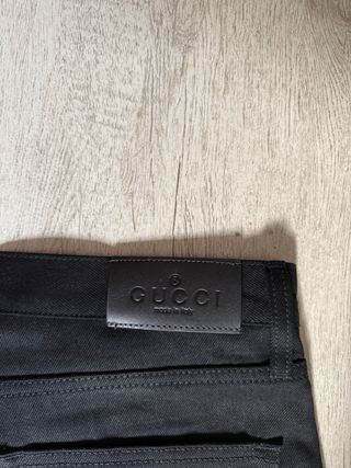 Jeans Gucci Horsebit Neri