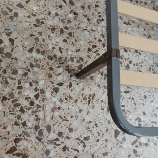 Somier metálico con lamas de madera