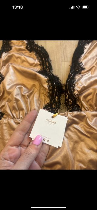 Costume intero Aurum Milano oro e nero