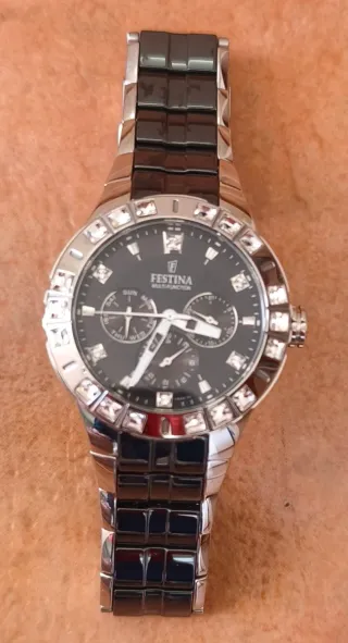 Reloj Festina Mujer Blanco y Dorado