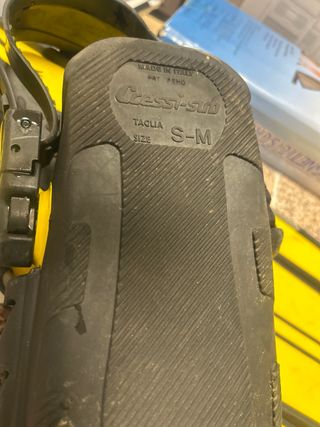 Aletas de buceo Cressi amarillas