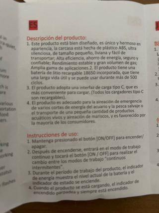 Oxigenador acuario JS-FUN JS-1106